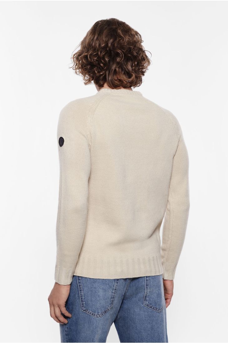 Crew neck plain sweater