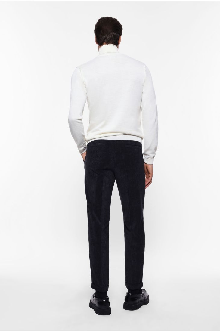 Corduroy tailored trousers