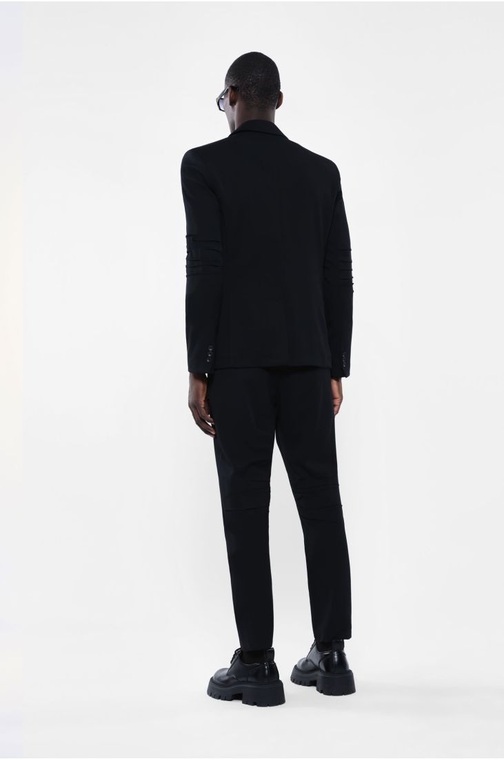 Slim-fit trousers with side pockets