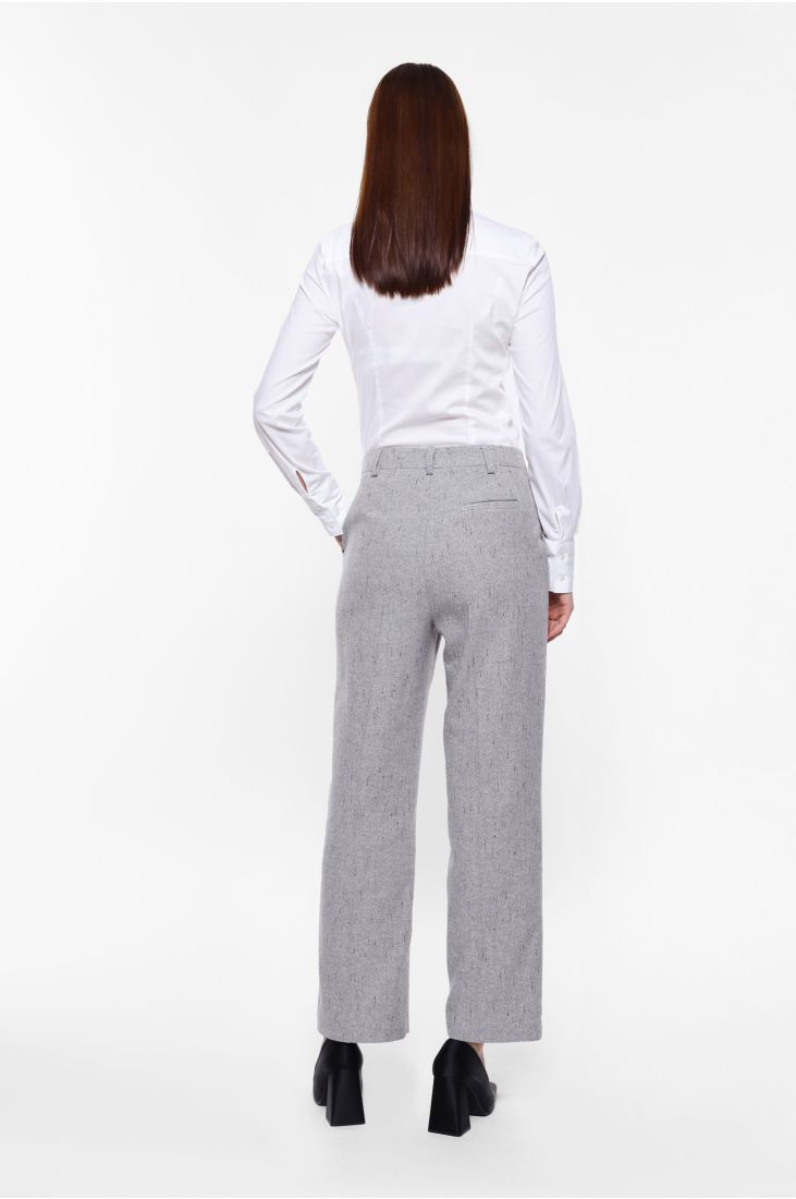 Classic tailored suit trousers