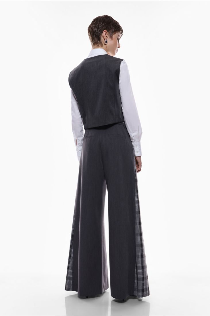 Palazzo wide-leg trousers