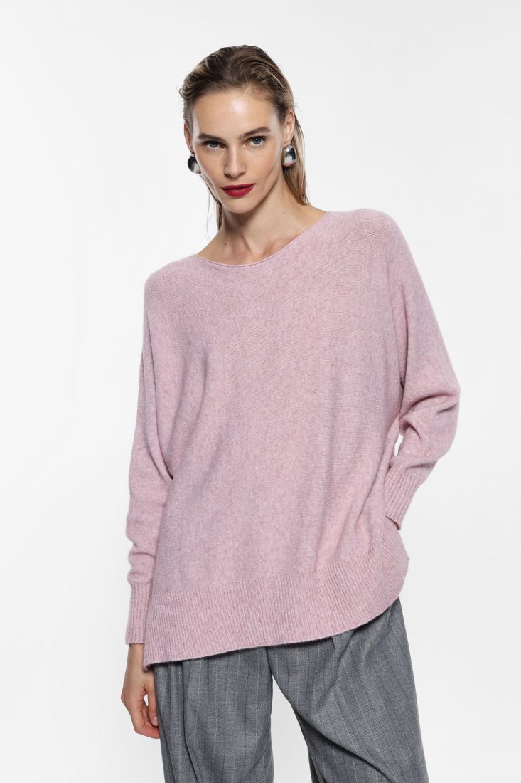 Asymmetrical hem sweater hotsell